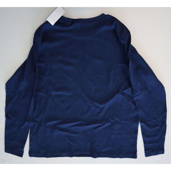 Leveret Men's Sz Large Blue Polar Bear Cotton Top Fleece Pants Pajama Set - Picture 5 of 15